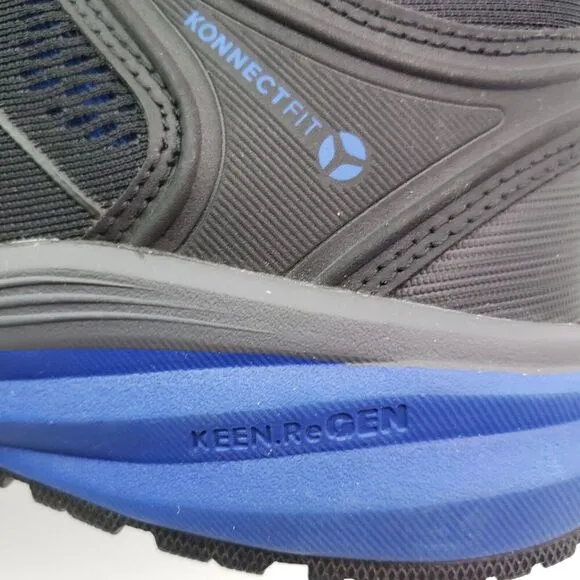 Keen Utility Womens Size 8.5 Black Blue Steel Toe Work Boot Shoes ASTM F2413-18
