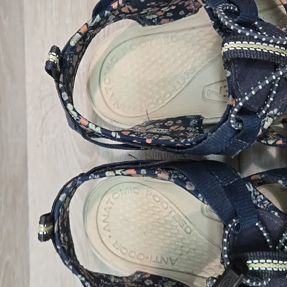 Keen Women's Outdoor Hikinig Fisherman Blue Sandals Shoes Sz 9.5