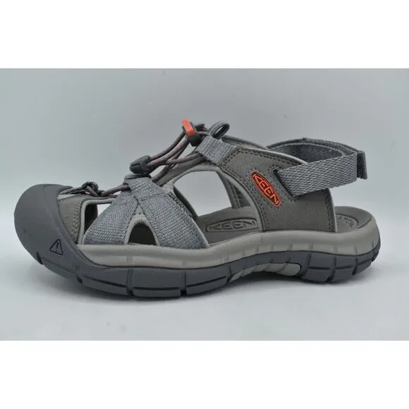 Keen Womens Size 9 Ravine H2 Steel Grey Coral Sport Sandals Shoes