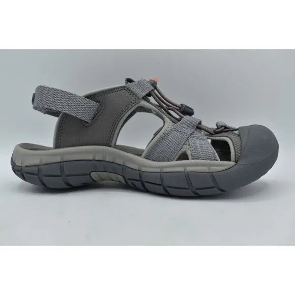 Keen Womens Size 9 Ravine H2 Steel Grey Coral Sport Sandals Shoes