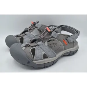 Keen Womens Size 9 Ravine H2 Steel Grey Coral Sport Sandals Shoes