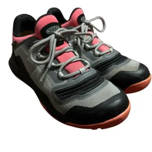 KEEN Women's Tempo Flex Waterproof Hiking Shoes Size 6 Gray Pink Trail Outdoor