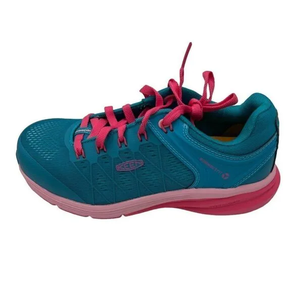 Keen Womens Vista Energy Safety Shoes Carbon Toe Size 8.5W Capri Breeze/Hot Pink