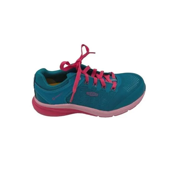 Keen Womens Vista Energy Safety Shoes Carbon Toe Size 8.5W Capri Breeze/Hot Pink