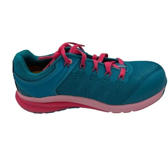 Keen Womens Vista Energy Safety Shoes Carbon Toe Size 8.5W Capri Breeze/Hot Pink
