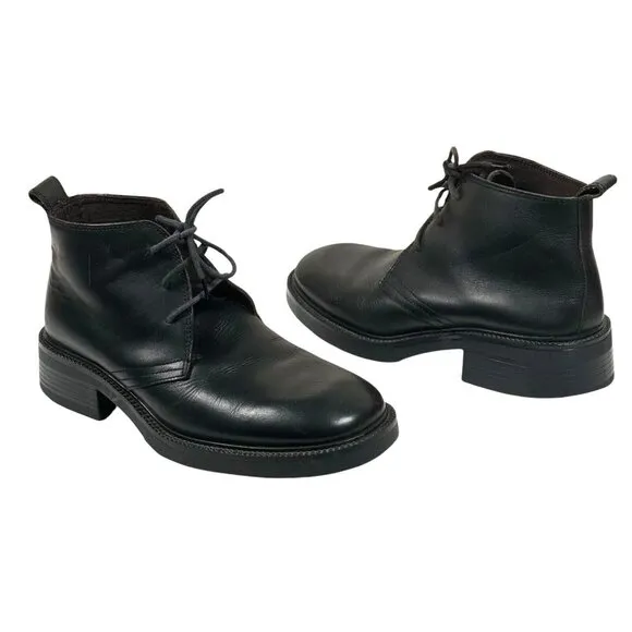 Kenneth Cole Reaction Boots‎ Brown Leather Ankle Boots Italy Made Men’s Size 7