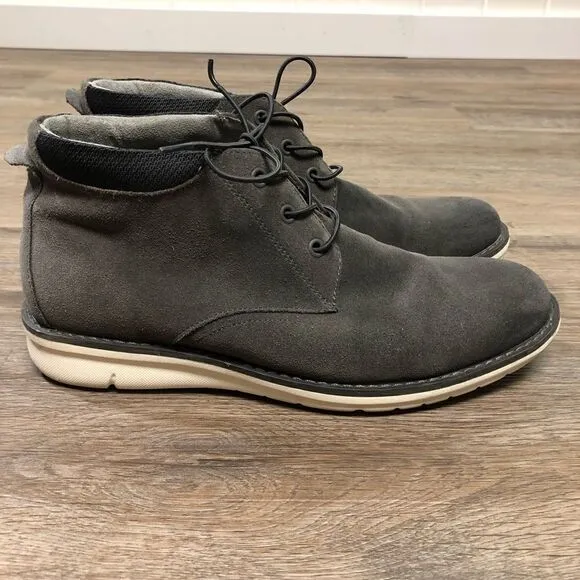 Kenneth Cole Gray Techno Chukka Men’s Boots Size 9
