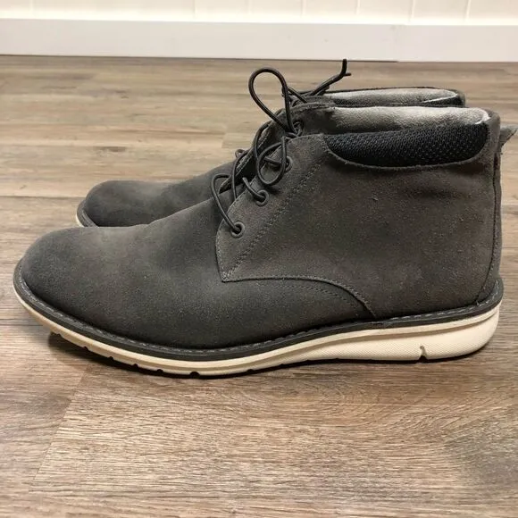 Kenneth Cole Gray Techno Chukka Men’s Boots Size 9