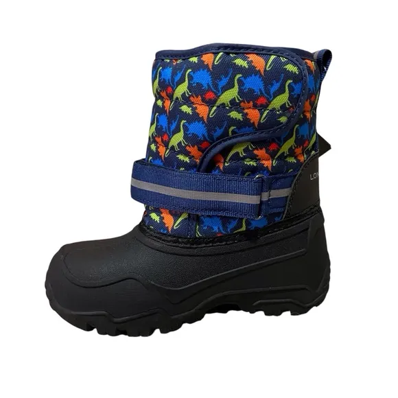 Kids London Fog Dinosaur Dex Snow Boots Insulated Waterproof Kids Size 10