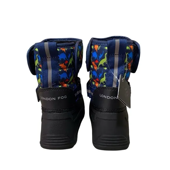 Kids London Fog Dinosaur Dex Snow Boots Insulated Waterproof Kids Size 10