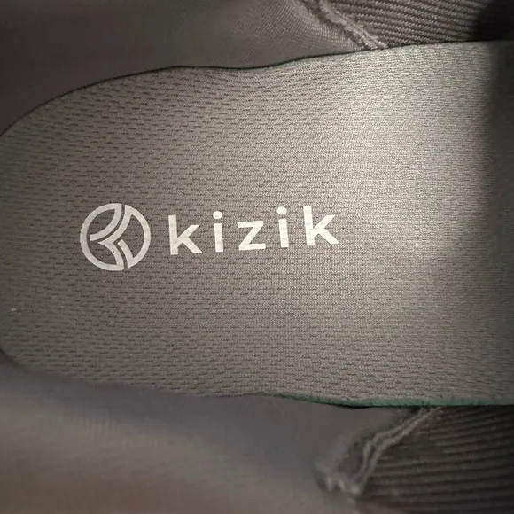 Kizik Madrid Eco Knit Sneakers Mens 11 Women’s 12.5 Gray Hands Free Lace Up