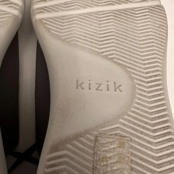 Kizik Madrid Eco Knit Sneakers Mens 11 Women’s 12.5 Gray Hands Free Lace Up