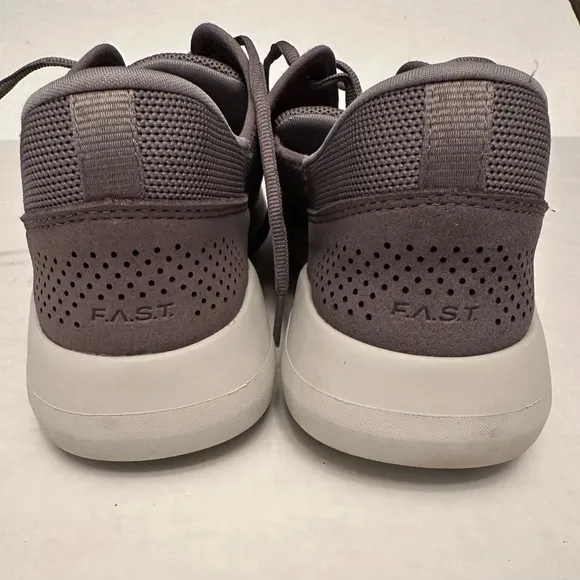 Kizik Madrid Eco Knit Sneakers Mens 11 Women’s 12.5 Gray Hands Free Lace Up