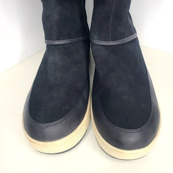 Koolaburra by UGG Women's Tynlee Snow Faux Fur Zip Boots‎ Size 11 Black