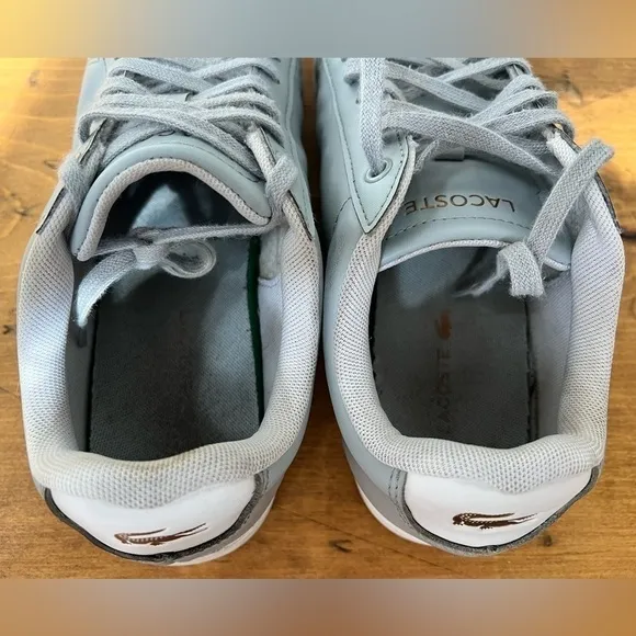 Lacoste Blue and White Carnaby Womens Sneakers Size 5.5