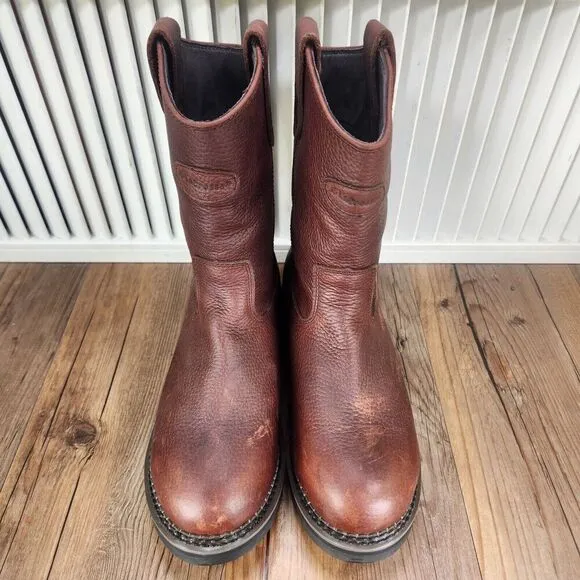 LaCrosse Foreman Wellington HD 11&quot; Work Boots Mens Sz 8 Med Brown Waterproof PT