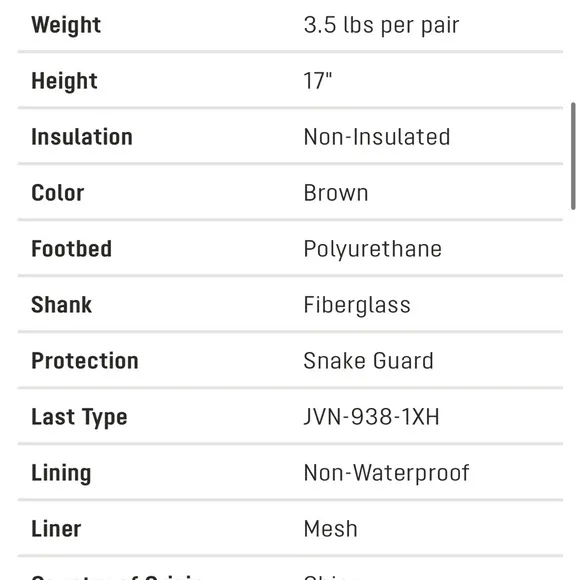 Lacrosse snake guard boot