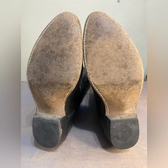 Laredo black‎ leather cowboy/western boots