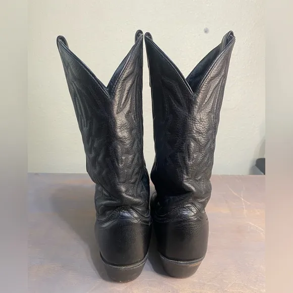 Laredo black‎ leather cowboy/western boots
