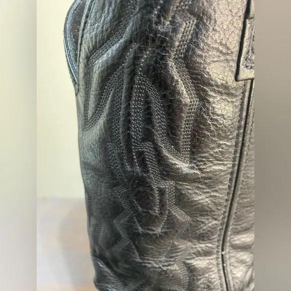 Laredo black‎ leather cowboy/western boots