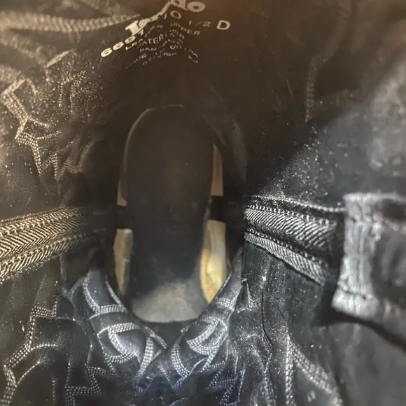 Laredo black‎ leather cowboy/western boots