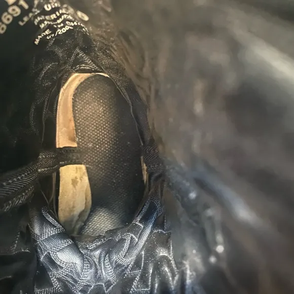 Laredo black‎ leather cowboy/western boots