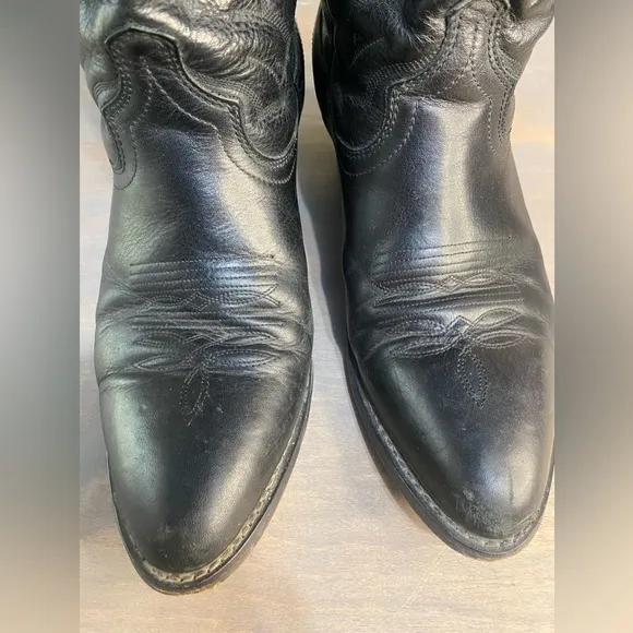Laredo black‎ leather cowboy/western boots