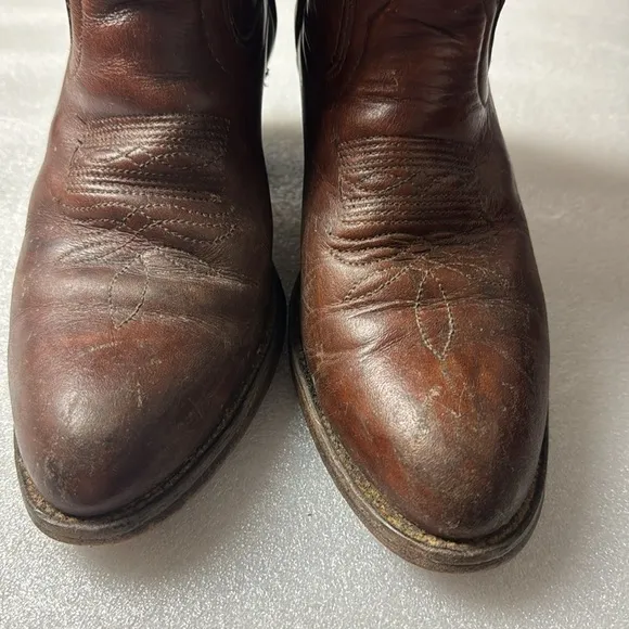 Laredo Cowboy Boots 8 Men’s Leather Western Made in the USA Rodeo