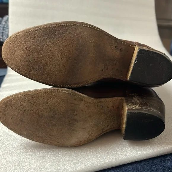 Laredo Cowboy Boots 8 Men’s Leather Western Made in the USA Rodeo