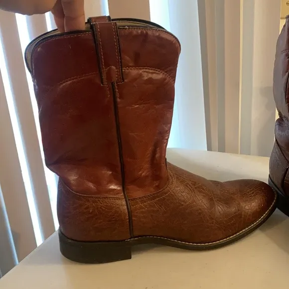 Laredo men’s brown leather size 12 D boots