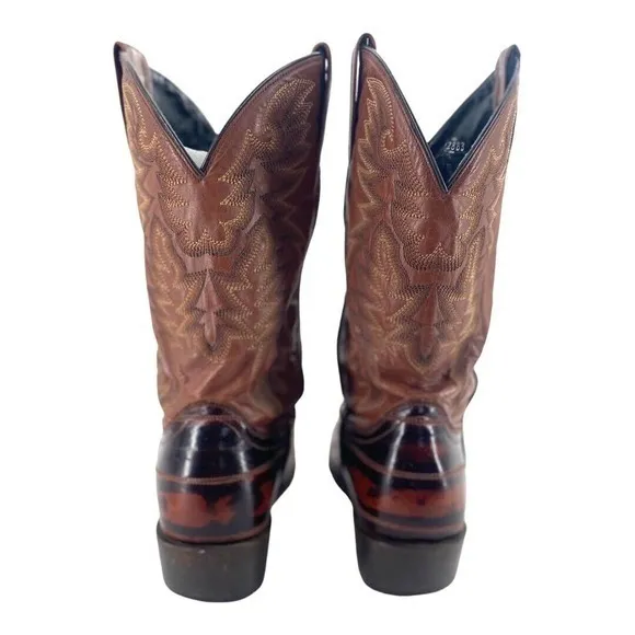 Laredo Men’s Genuine Eel‎ Boots Cognac Mens Style 6735 Size 8.5