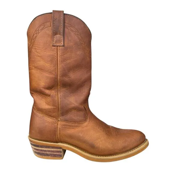 Laredo Men’s Larkin Brown Leather Western Cowboy Boot Size US 10 D