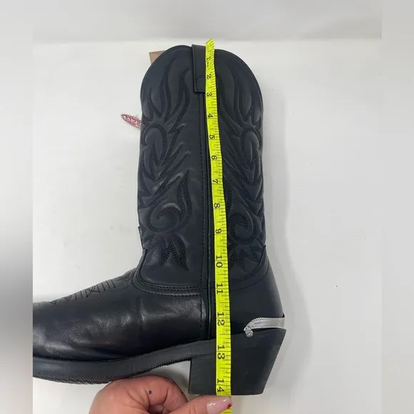 Laredo NWT black trucker cowboy boot men’s 7.5D