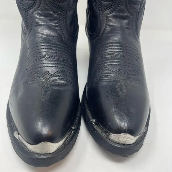 Laredo NWT black trucker cowboy boot men’s 7.5D