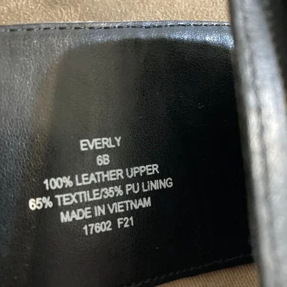 Lauren Ralph Lauren Women’s Everly Riding Boots Size 6B Black Leather equestrian