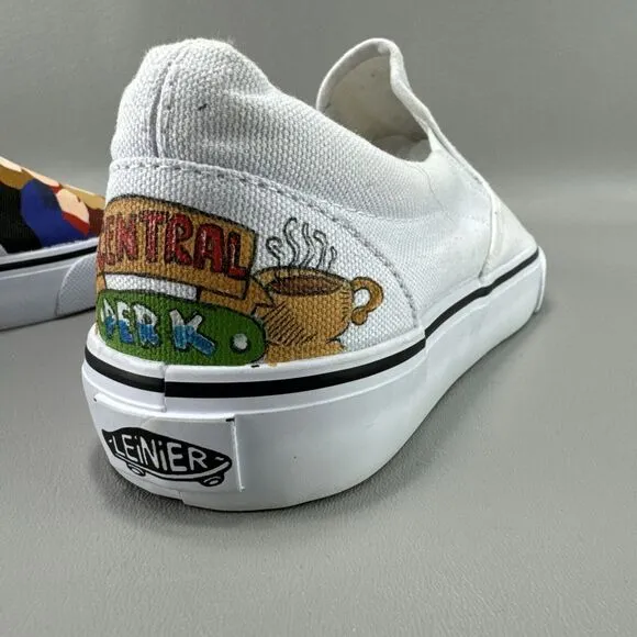 Leinier Shoes Sz 41 Painted Friends TV Show I'll Be There For You Central‎ Perk