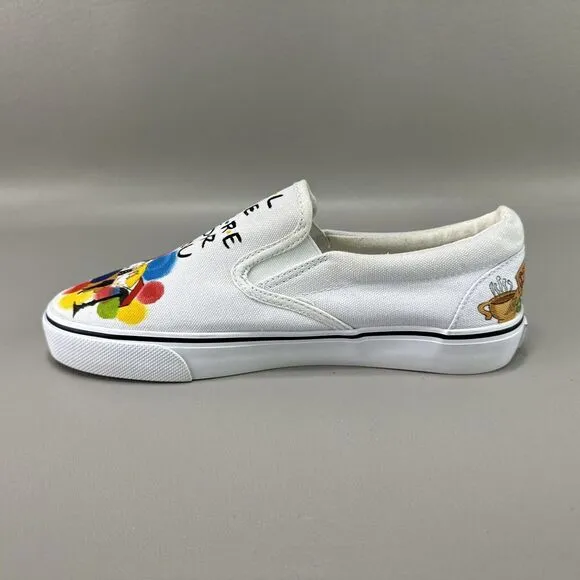 Leinier Shoes Sz 41 Painted Friends TV Show I'll Be There For You Central‎ Perk