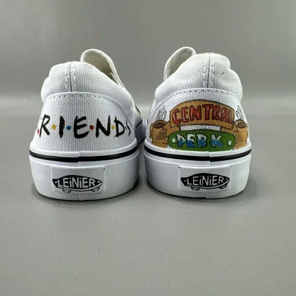 Leinier Shoes Sz 41 Painted Friends TV Show I'll Be There For You Central‎ Perk