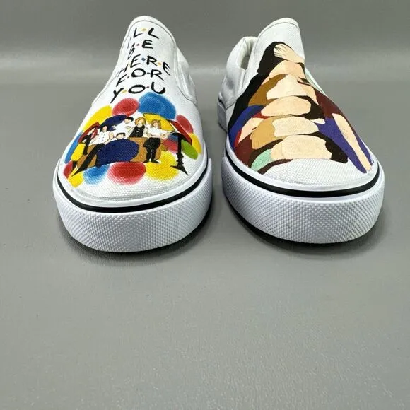 Leinier Shoes Sz 41 Painted Friends TV Show I'll Be There For You Central‎ Perk