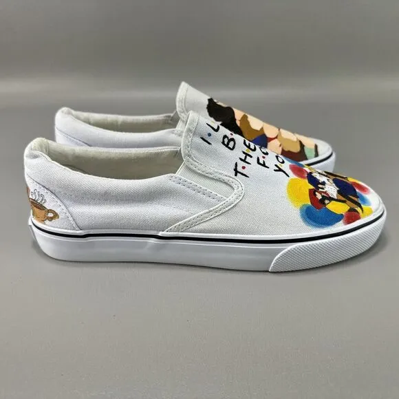 Leinier Shoes Sz 41 Painted Friends TV Show I'll Be There For You Central‎ Perk