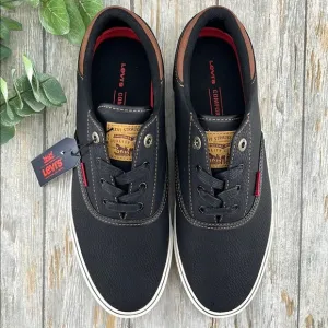 Levi's Mens Black Ethan Casual Fashion Sneaker Shoes Size 9