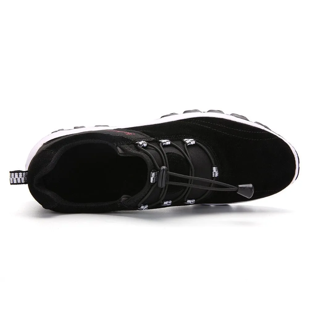 Libiyi Men Synthetic Suede Non Slip Outdoor Casual Hiking Shoes