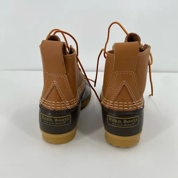 LL Bean 6” Bean brown boot women’s size 8 M duck boots