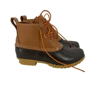 LL Bean 6” Bean brown boot women’s size 8 M duck boots