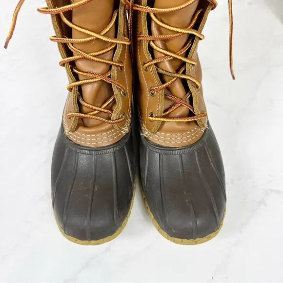 L.L. Bean Bean Boots 8” Unlined Sz 7