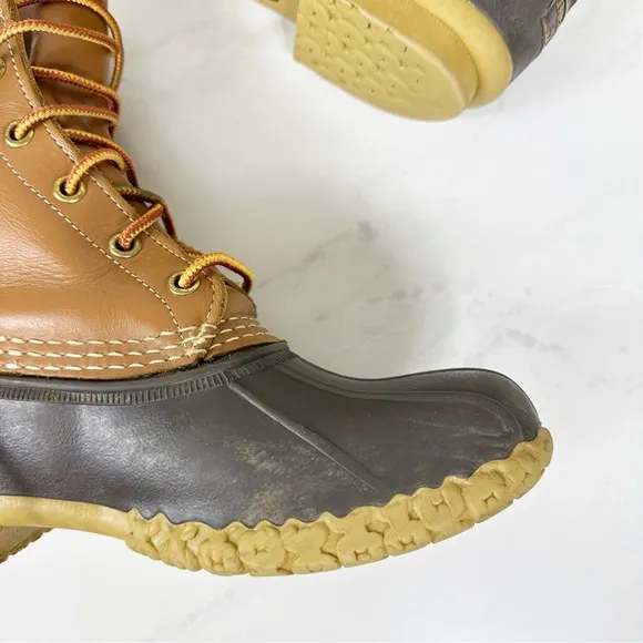 L.L. Bean Bean Boots 8” Unlined Sz 7