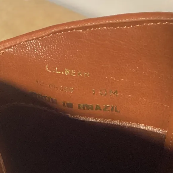 L.L. Bean Dingo Womens Braided Leather Boots size 10