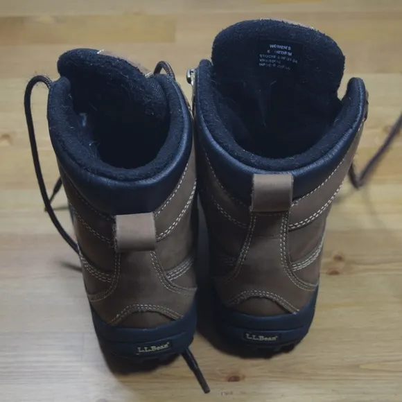 LL Bean Hiking Winter Boots Insulated Duck 6 M