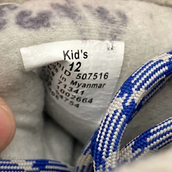 L.L. Bean Kids' Blue TEK 2.5  Waterproof Primaloft 200 Lace Up Snow Boots Sz 12