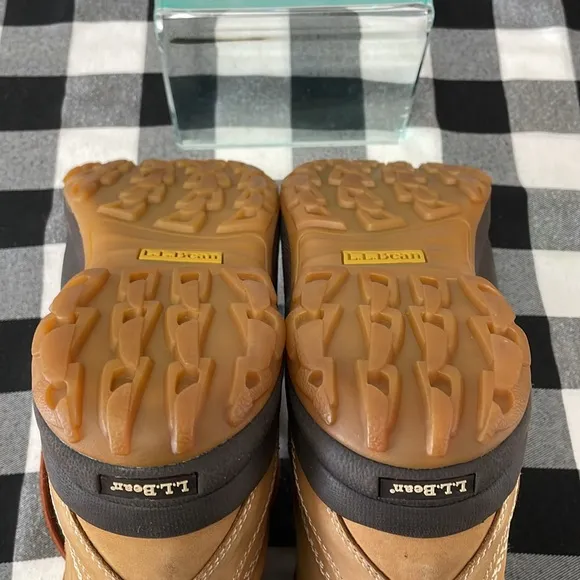 L.L. Bean Leather Rugged Snow Boot Primaloft 200 Gram Insulation Men 12  Medium
